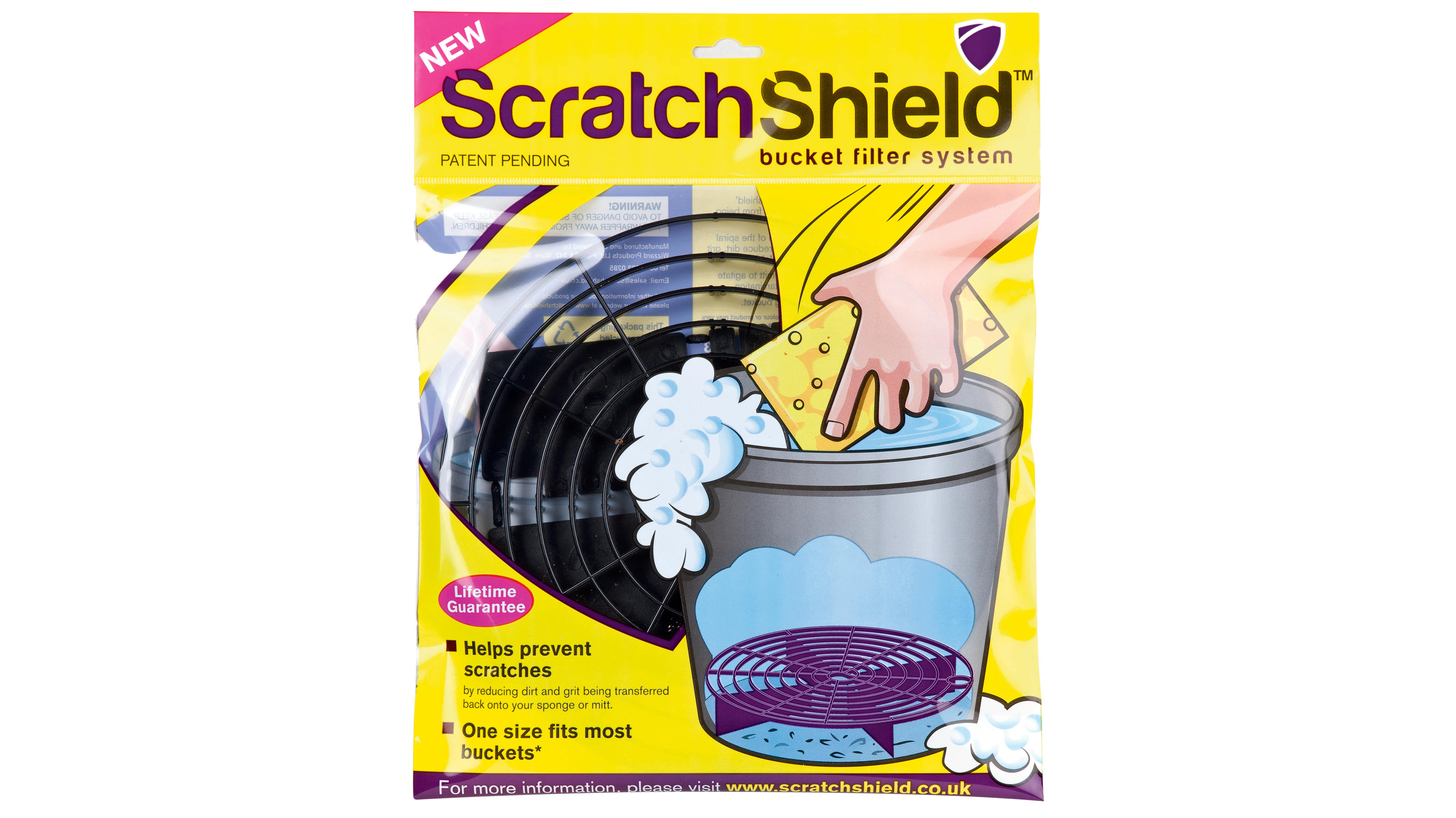 ScratchShield bucket filter