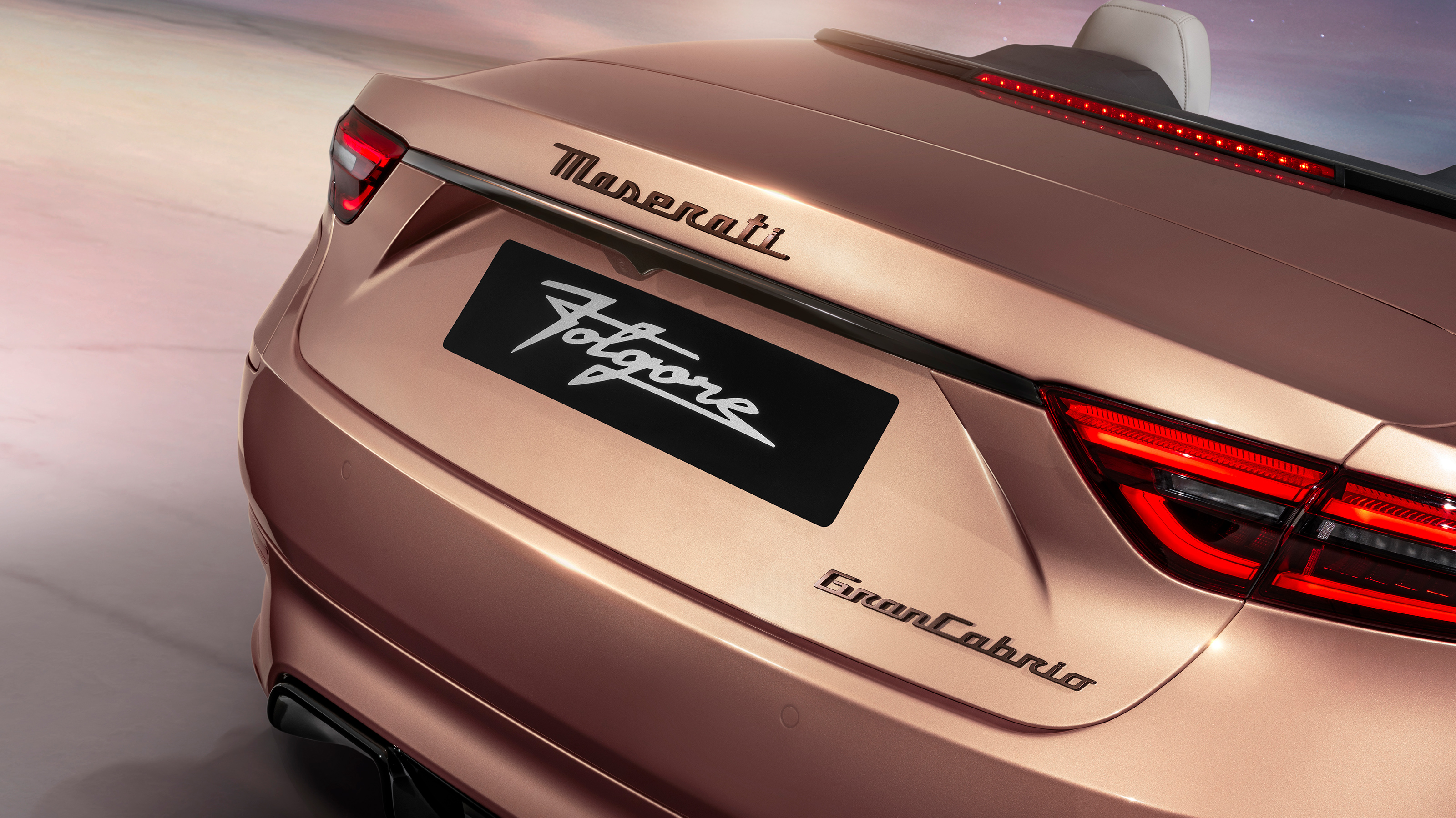 Maserati GranCabrio Folgore rear detail shot