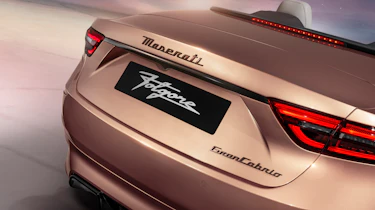 Maserati GranCabrio Folgore rear detail shot