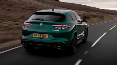 Alfa Romeo Stelvio Quadrifoglio - rear tracking high