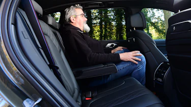 BMW X5 rear seats with Senior Test Editor, Dean Gibson