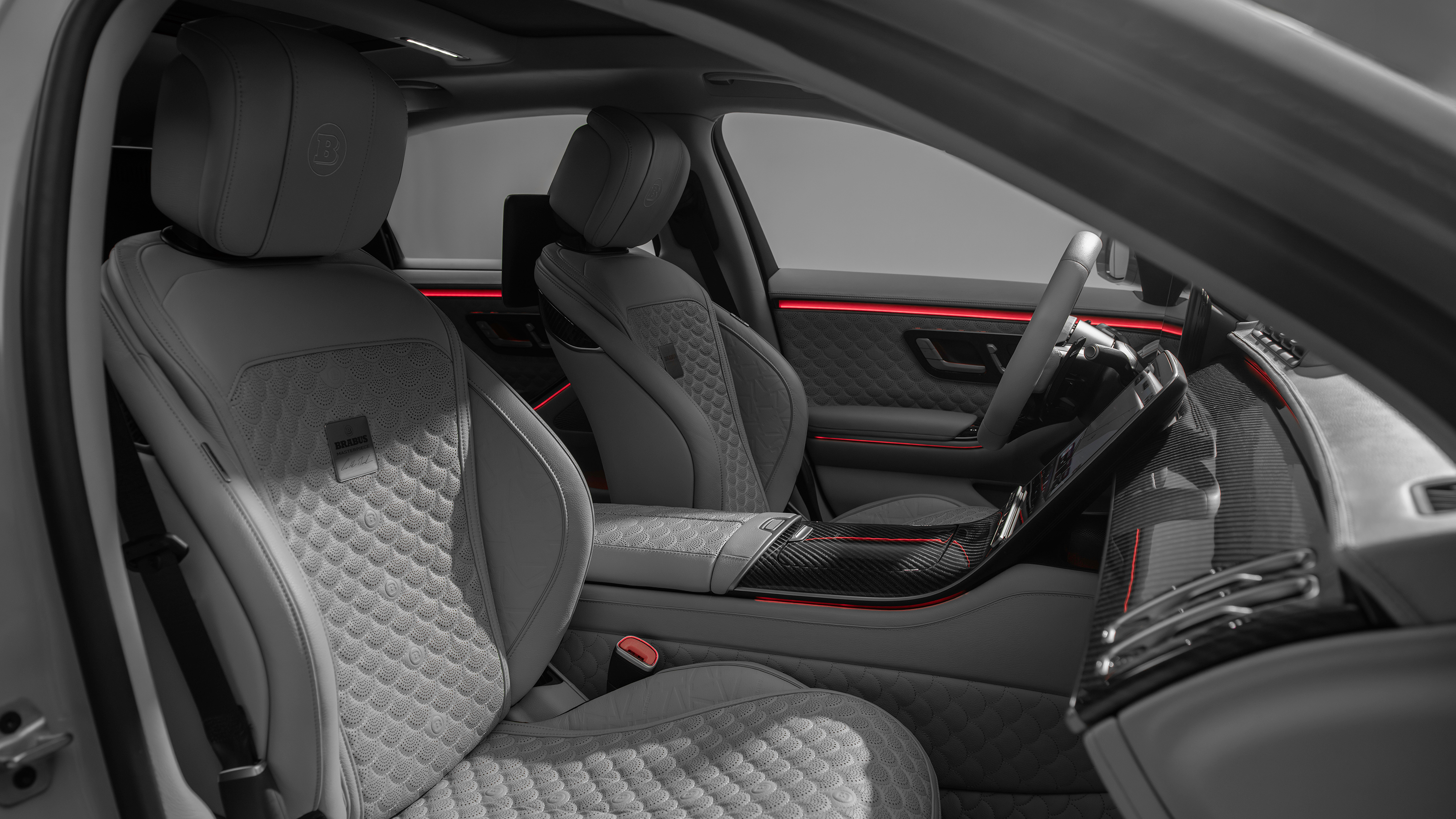 Brabus 1000 All Grey - front seats