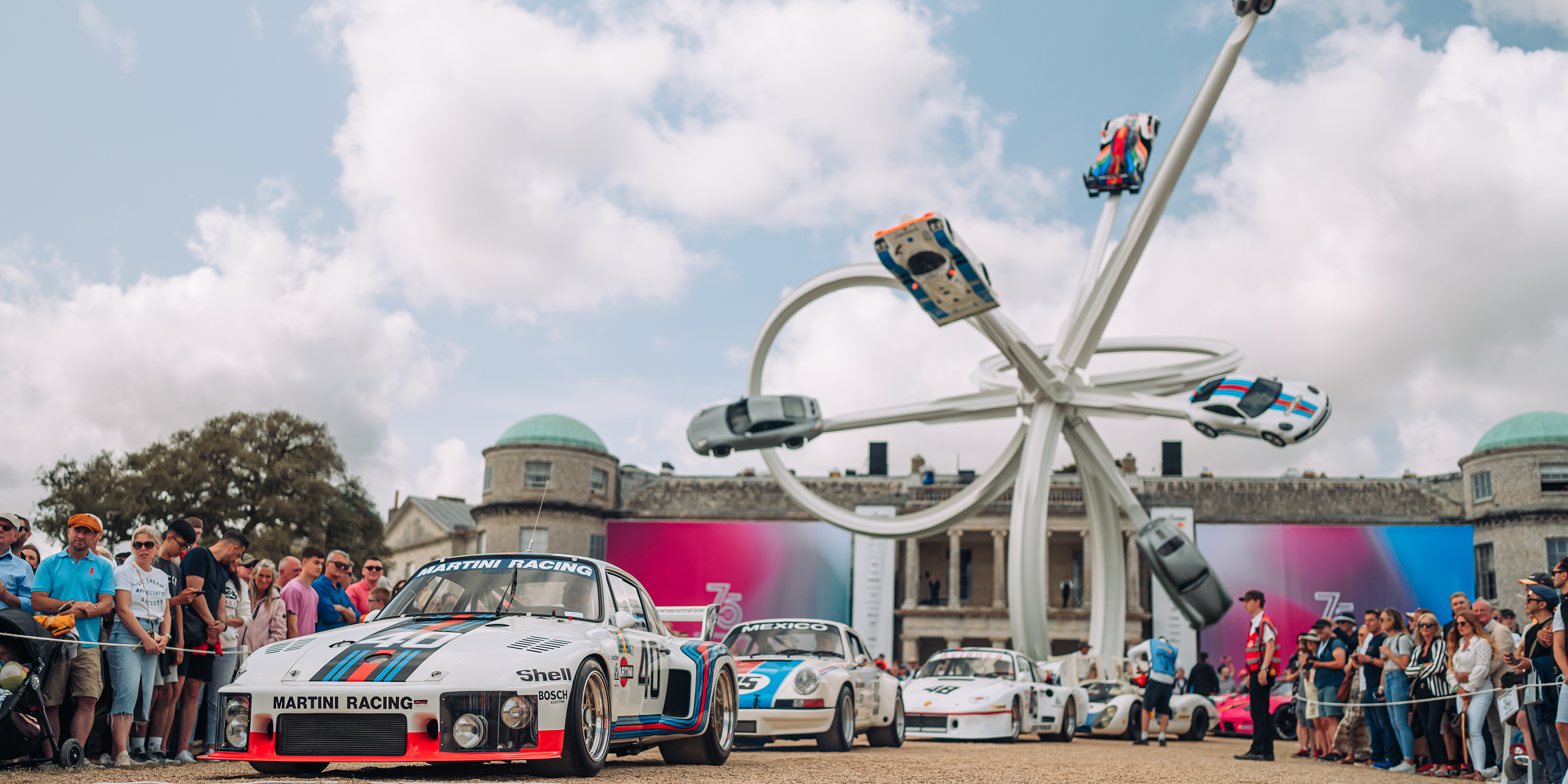 Porsche Goodwood 75th anniversary procession