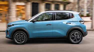 New Citroen C3 supermini - dynamic side shot