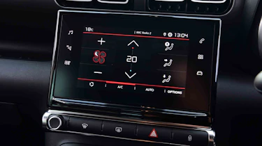 Citroen C3 Aircross You! - climate control screen