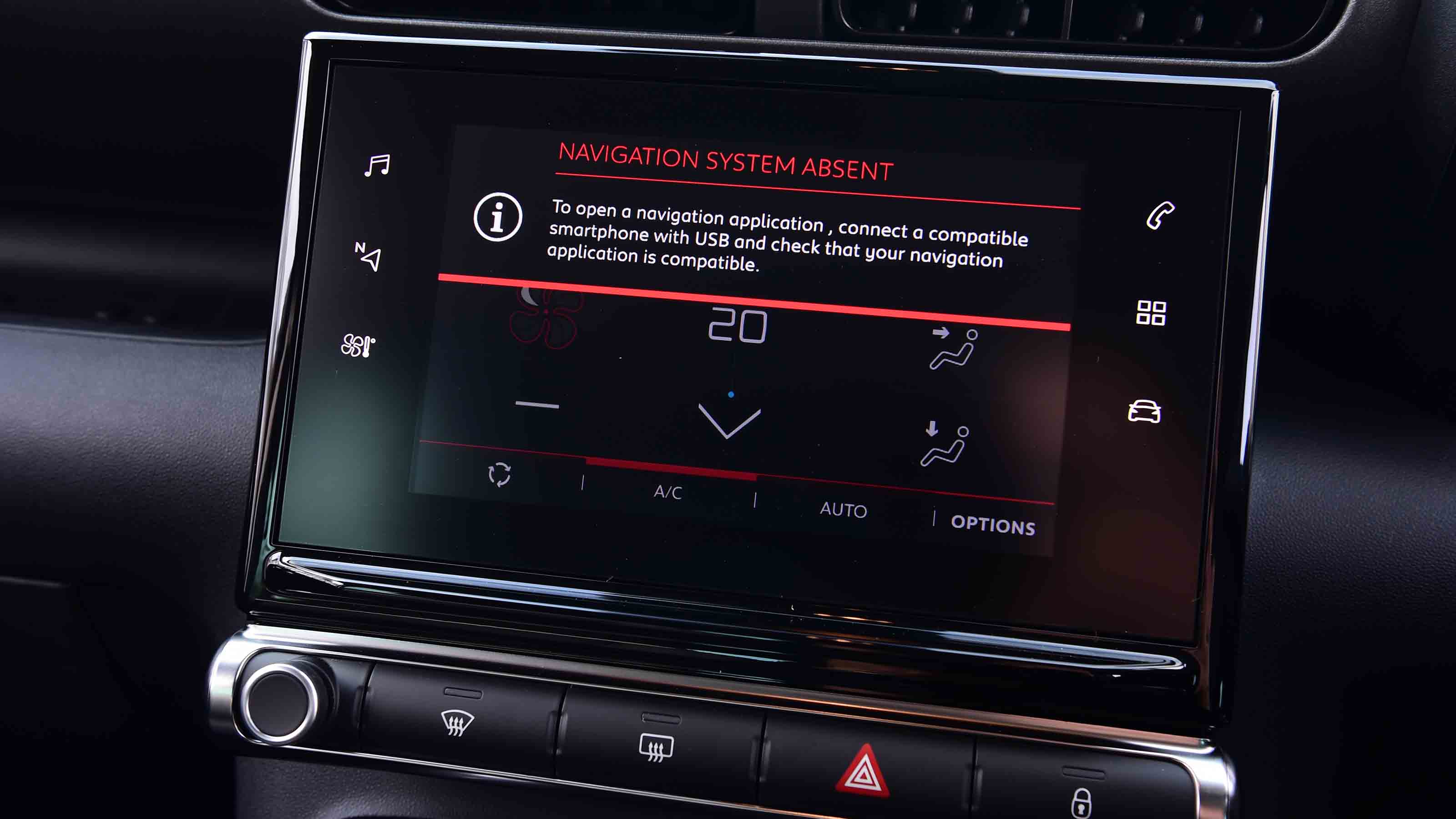 Citroen C3 Aircross You! - 7-inch infotainment screen
