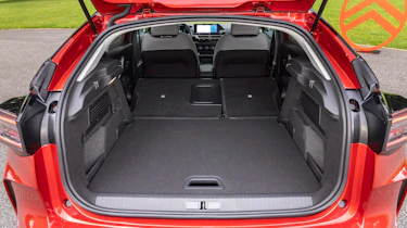 Citroen C4 - boot seats down