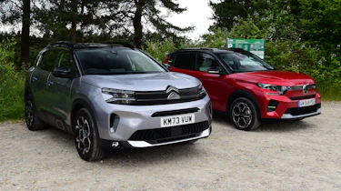 Citroen C5 Aircross and Citroen E-C3 - front static