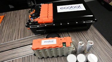 Battery recycling process - Recycled battery