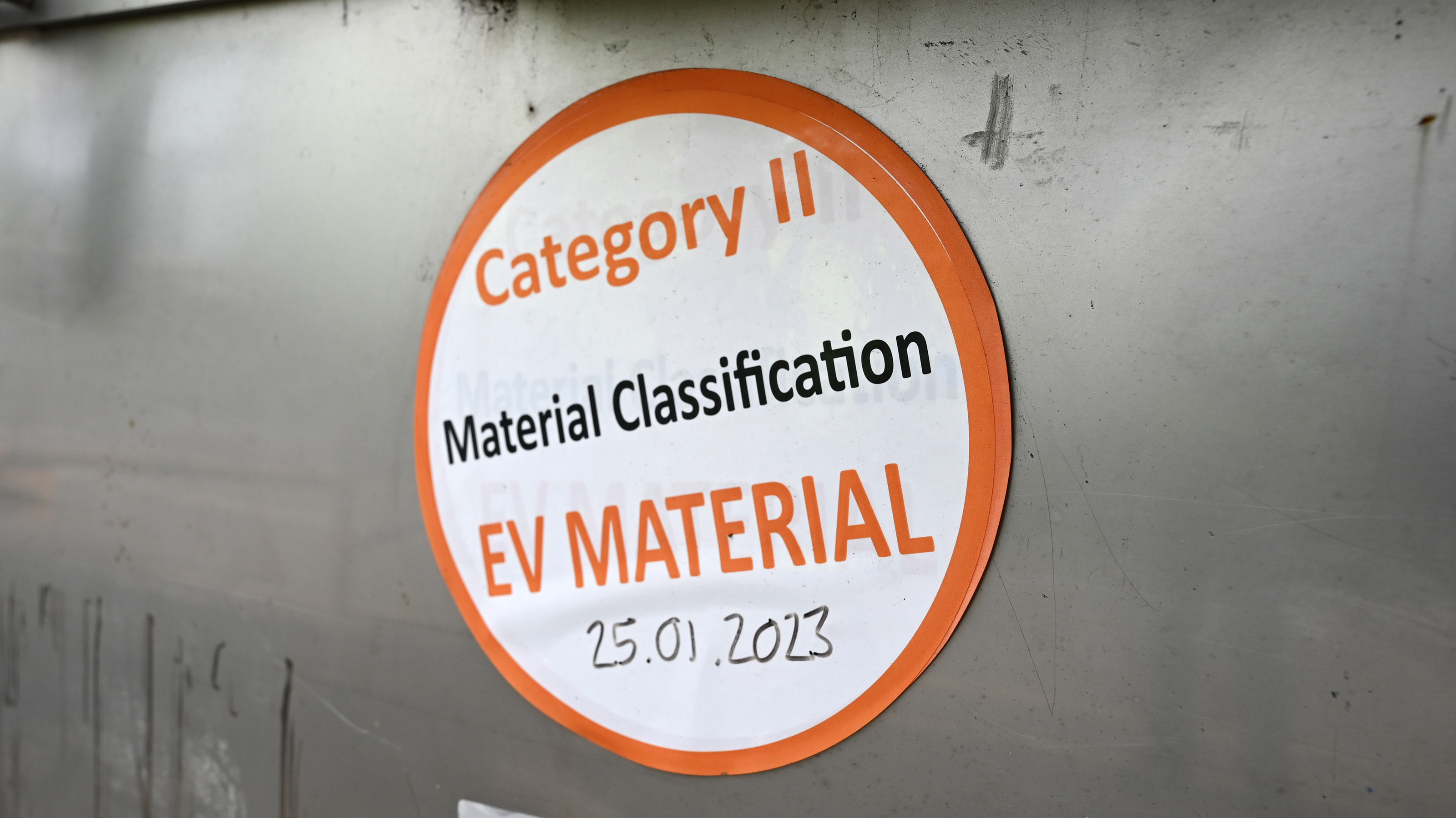 Battery recycling process - Material classification
