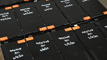 Battery recycling process - Battery cells