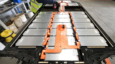 Battery recycling process - Complete battery floorplan