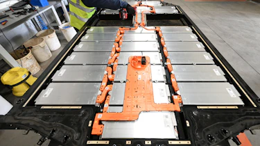 Battery recycling process - Complete battery floorplan