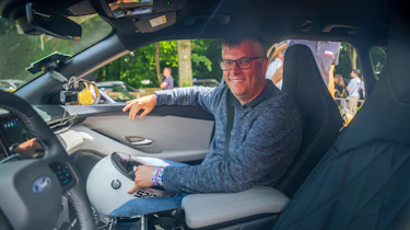 New Ford Capri - interior with Auto Express editor Paul Barker