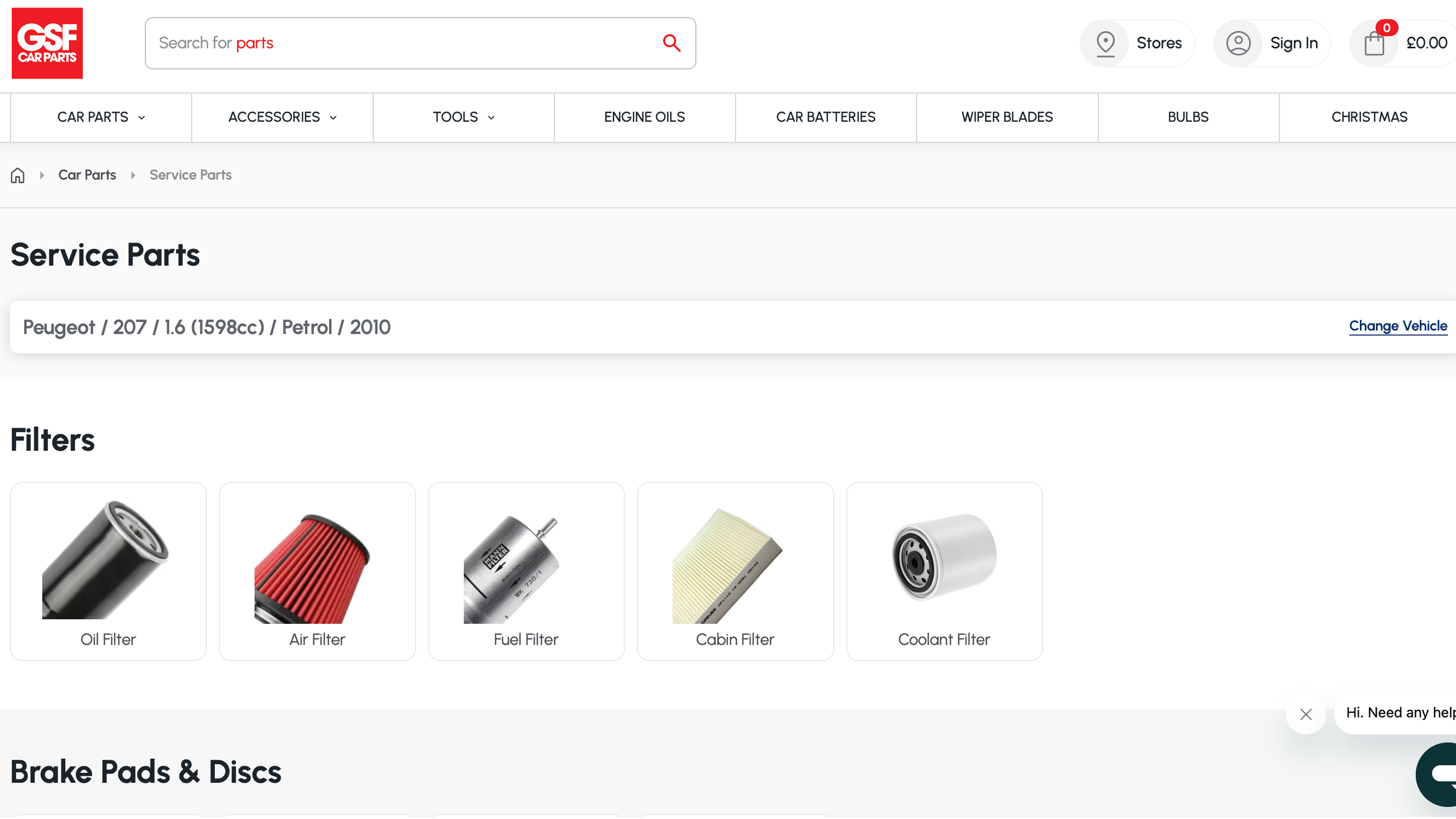  Best car part websites 2025 - GSF Screenshot