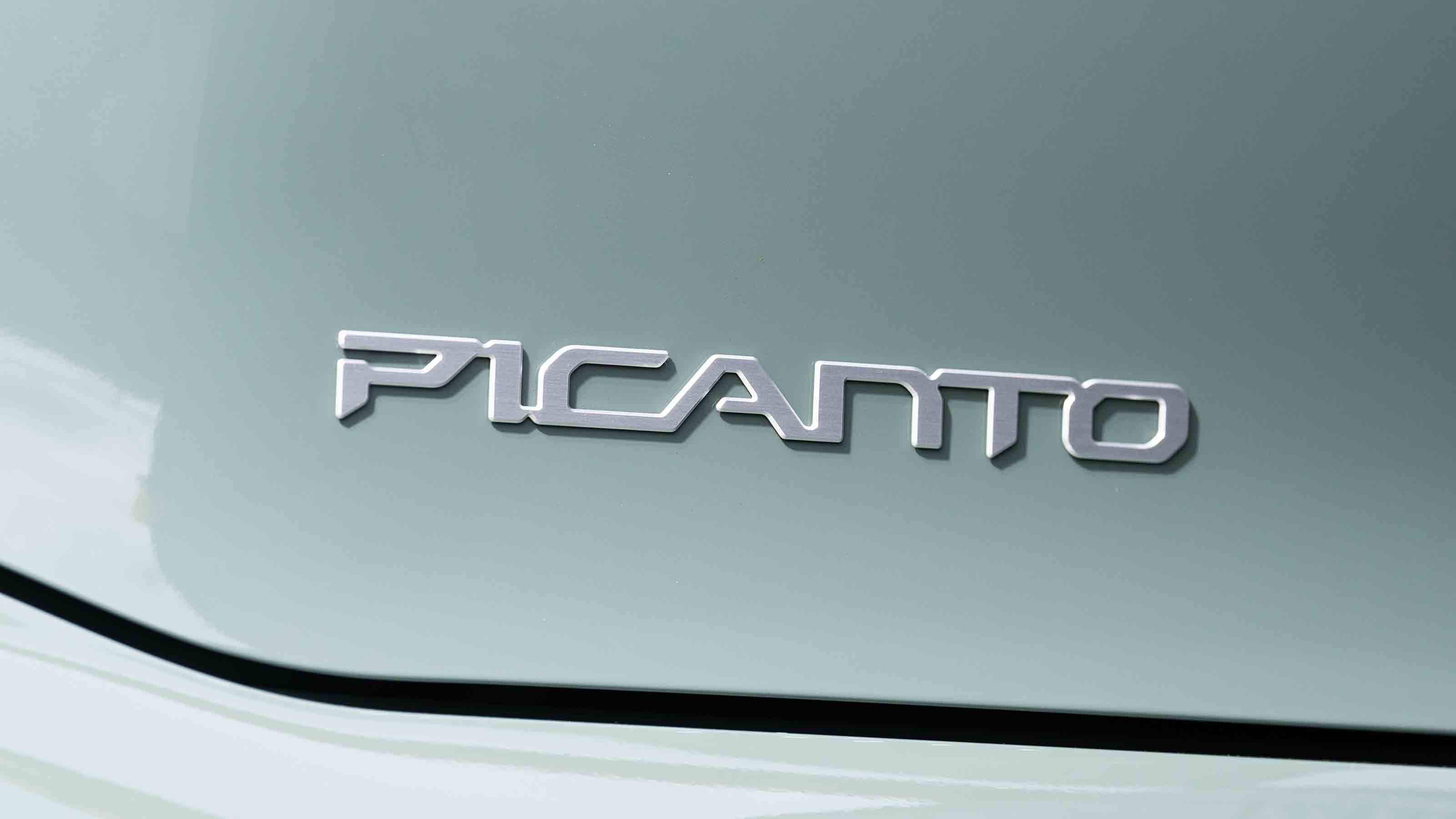 Kia Picanto - 'Picanto' badge detail