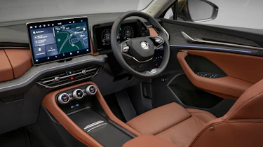 New Skoda Kodiaq - front interior