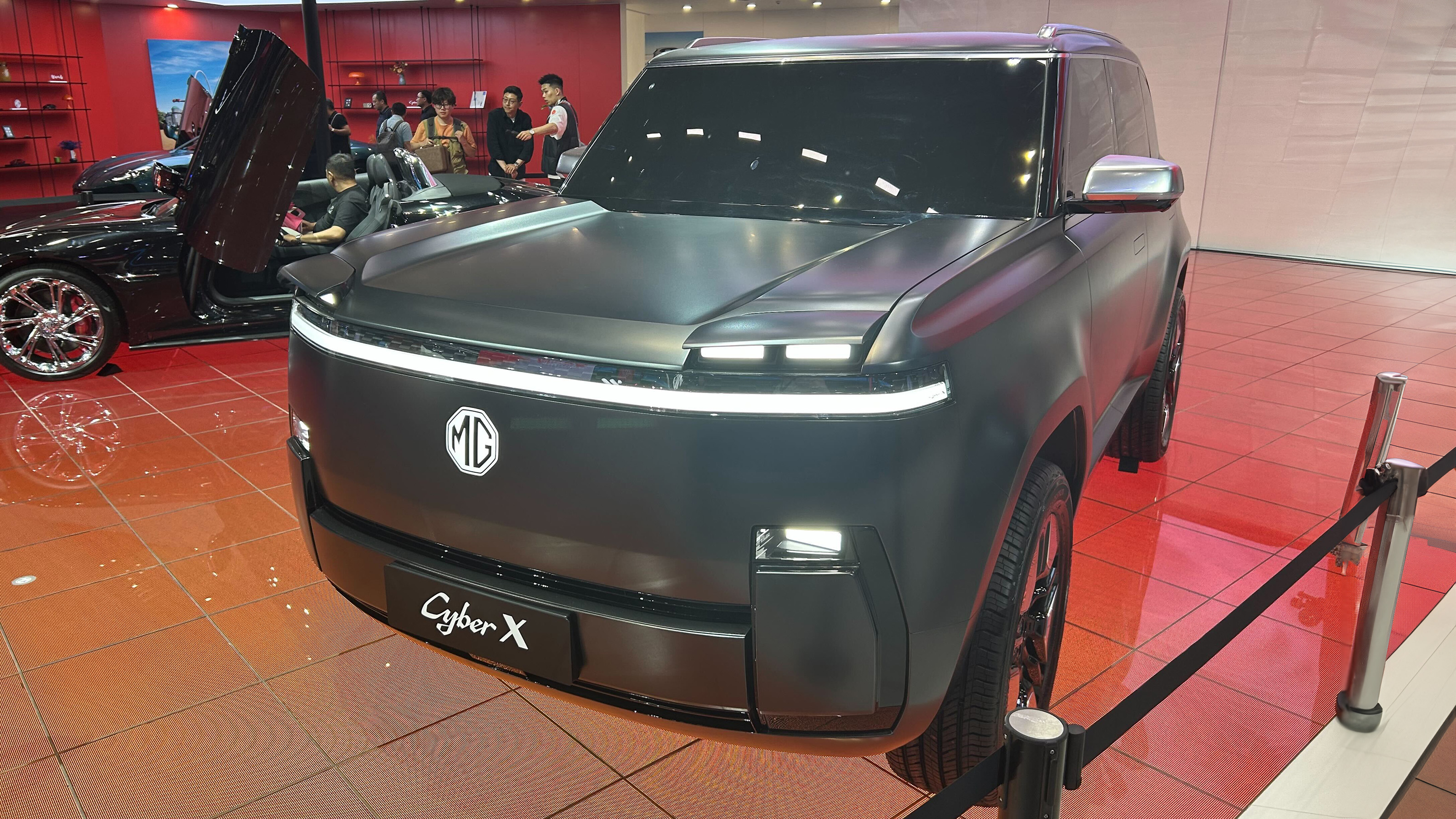 MG Cyber X at the 2025 Shanghai motor show - front static 