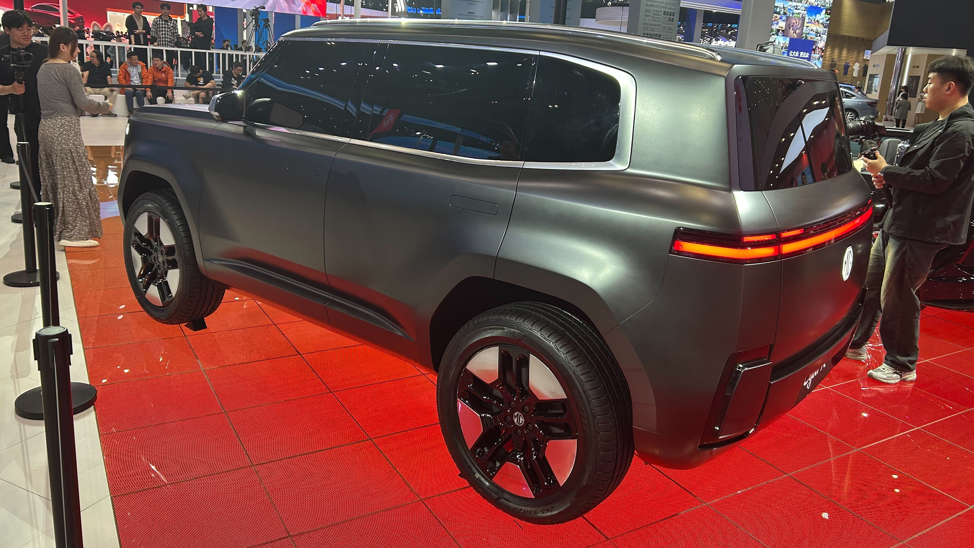 MG Cyber X at the 2025 Shanghai motor show - rear static 