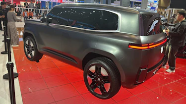 MG Cyber X at the 2025 Shanghai motor show - rear static