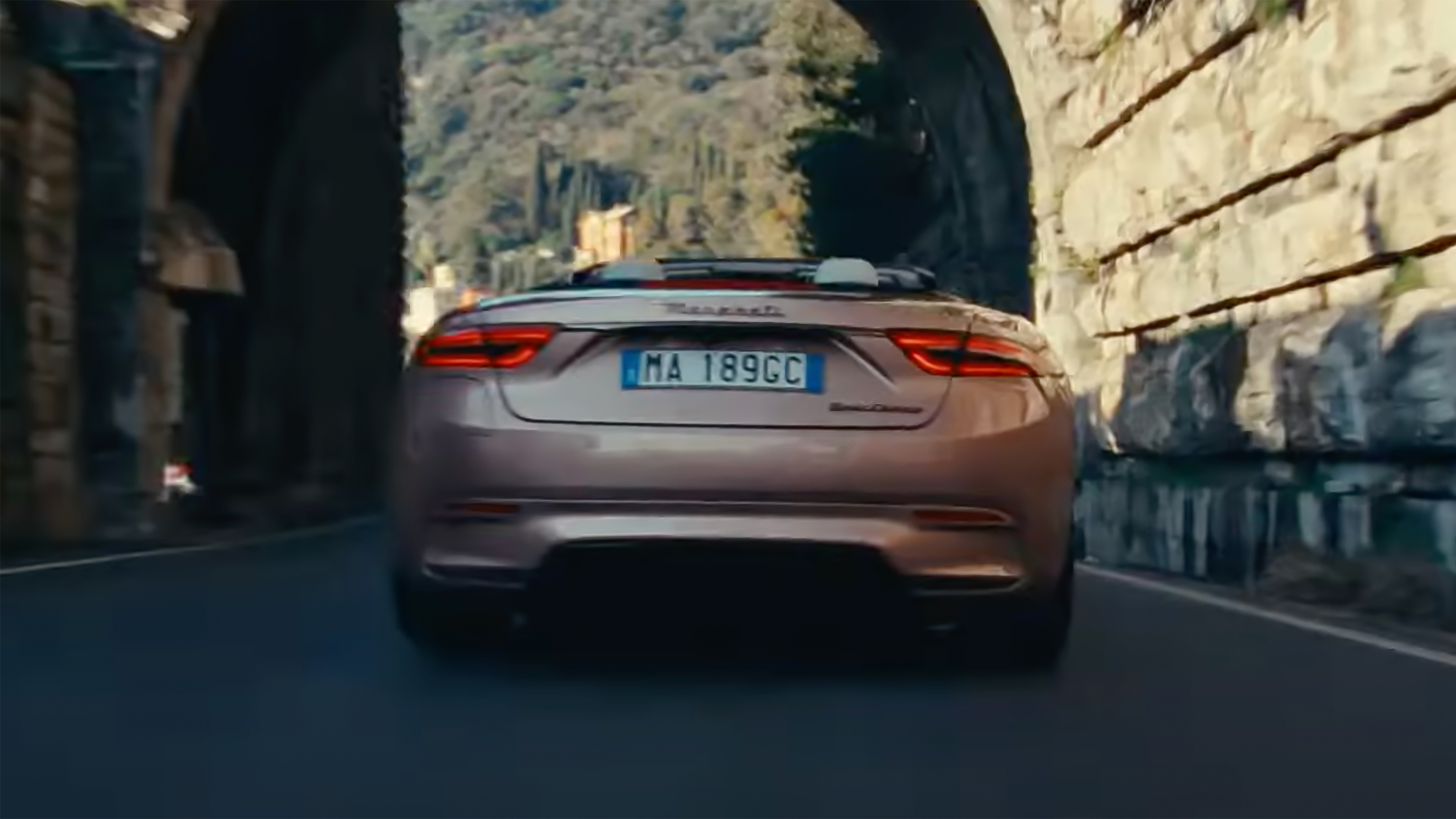 Maserati GranCabrio Folgore rear shot
