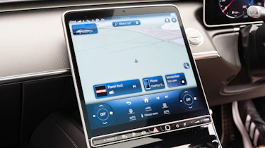 Mercedes S-Class sat-nav screen