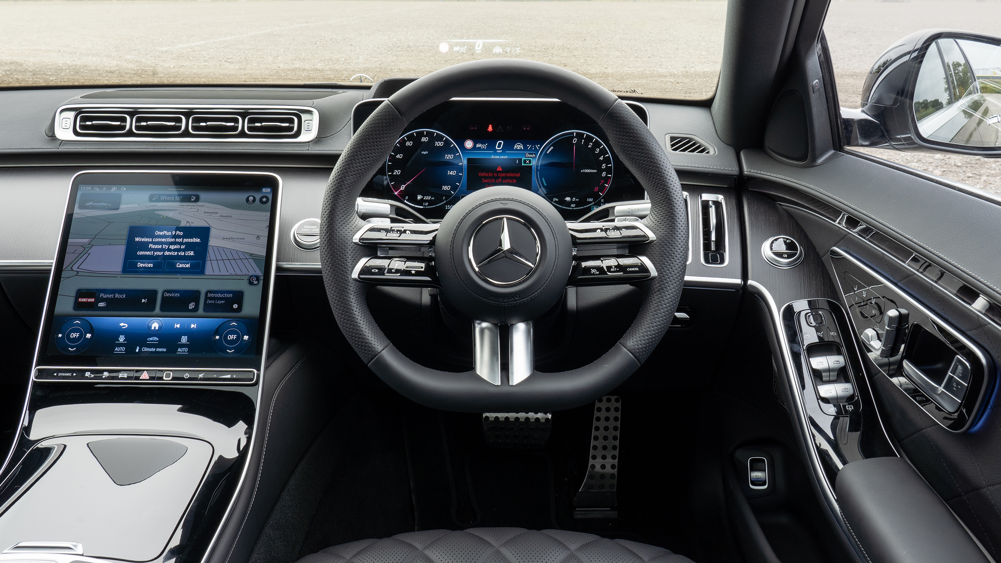 Mercedes S-Class dashboard