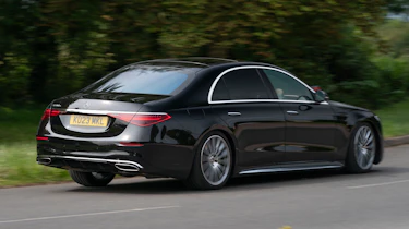 Mercedes S-Class rear cornering