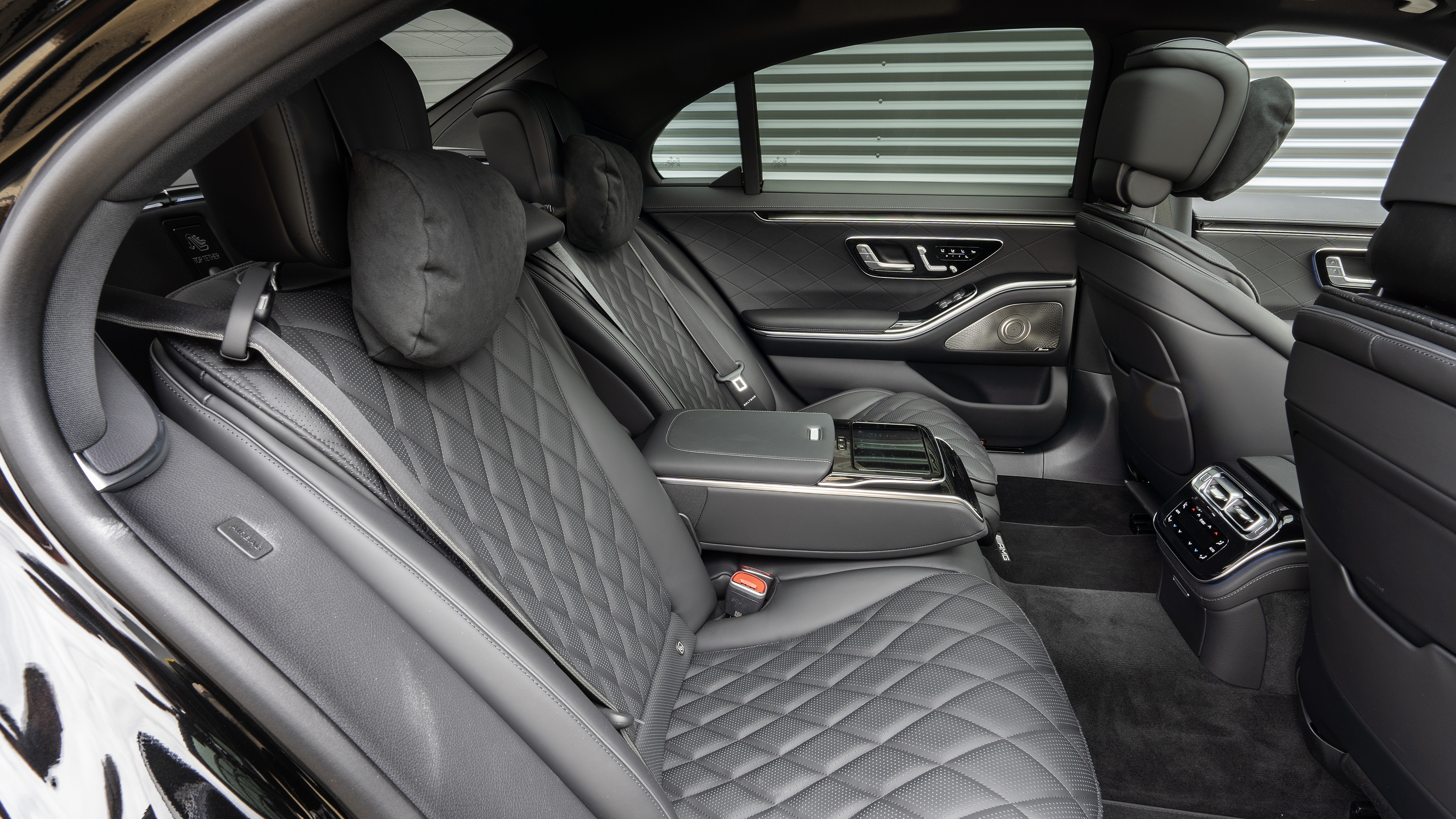 Mercedes S-Class rear seat