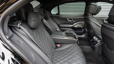 Mercedes S-Class rear seat