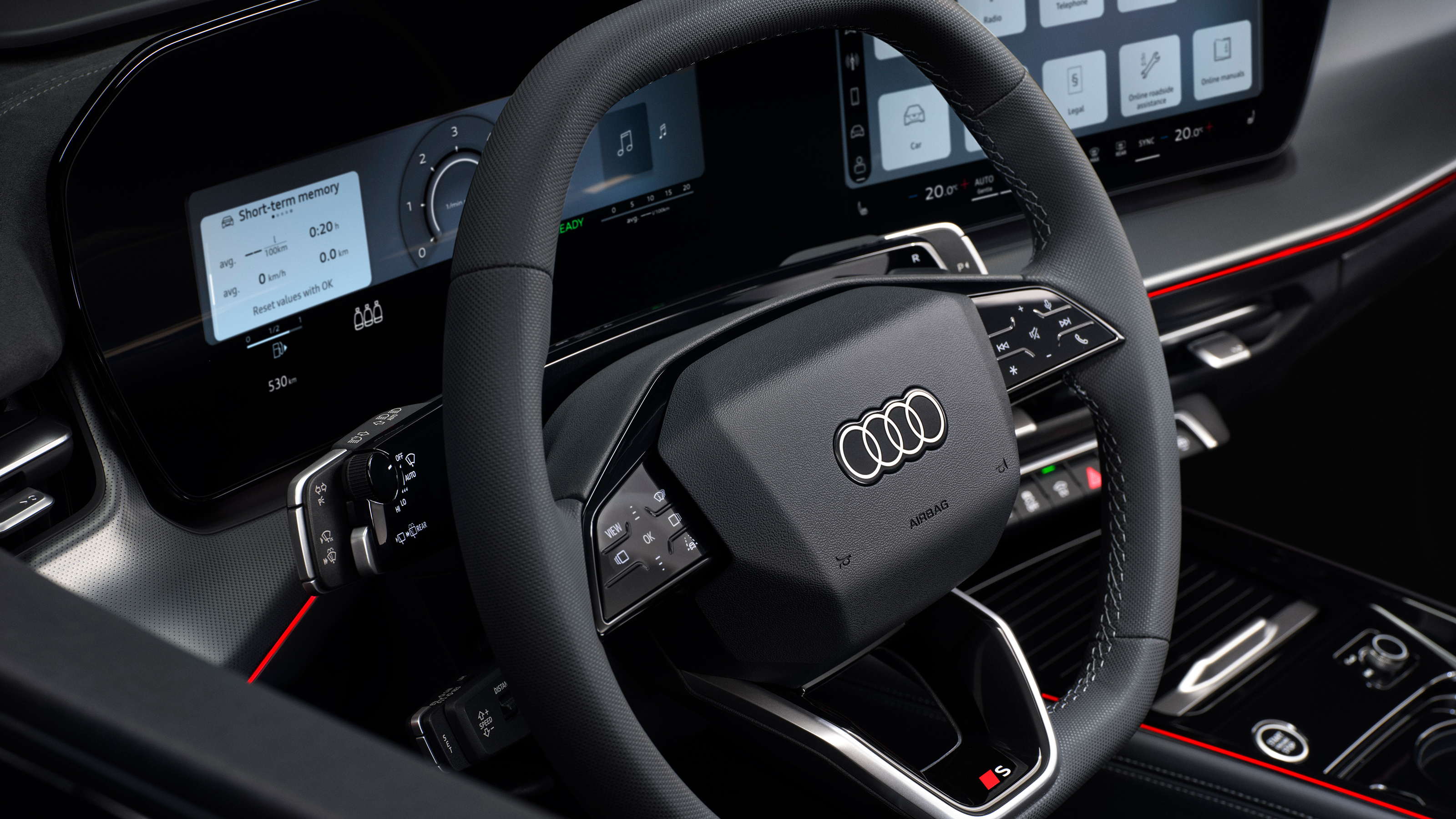 Audi Q3 Sportback 2025 steering wheel