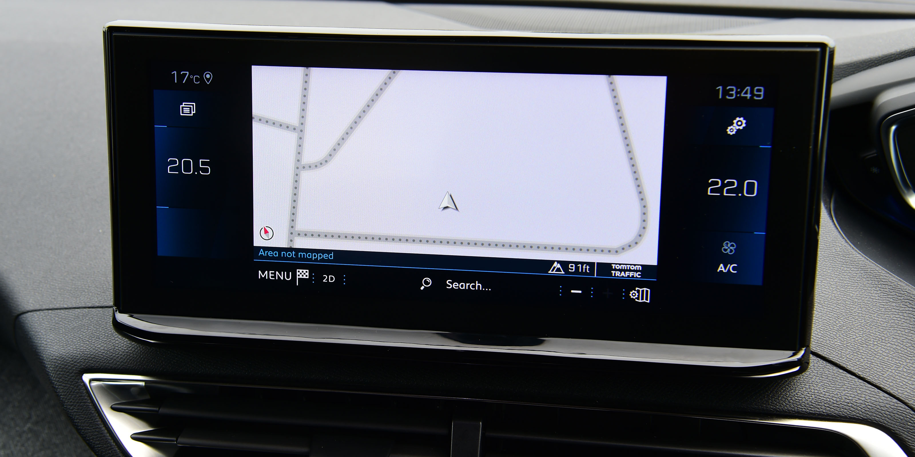 Peugeot 5008 infotainment navigation
