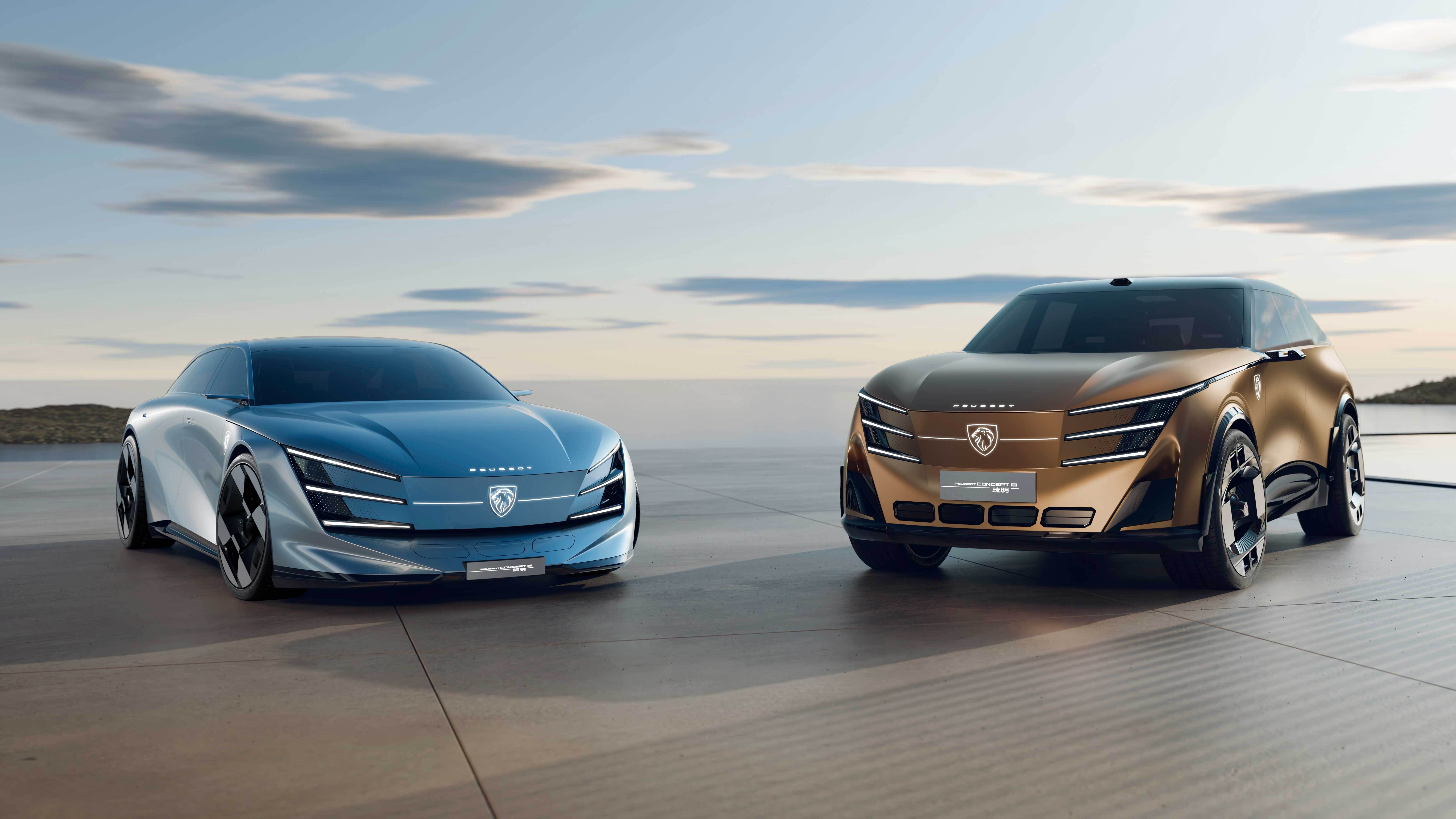 Peugeots for China: Concept 6 and 8