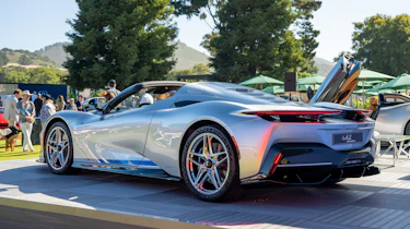 Pininfarina Targamerica at Monterey Car Week - rear static