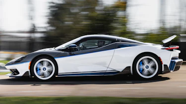 Pininfarina Battista Reversario dynamic side shot