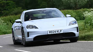 Porsche Taycan - front cornering