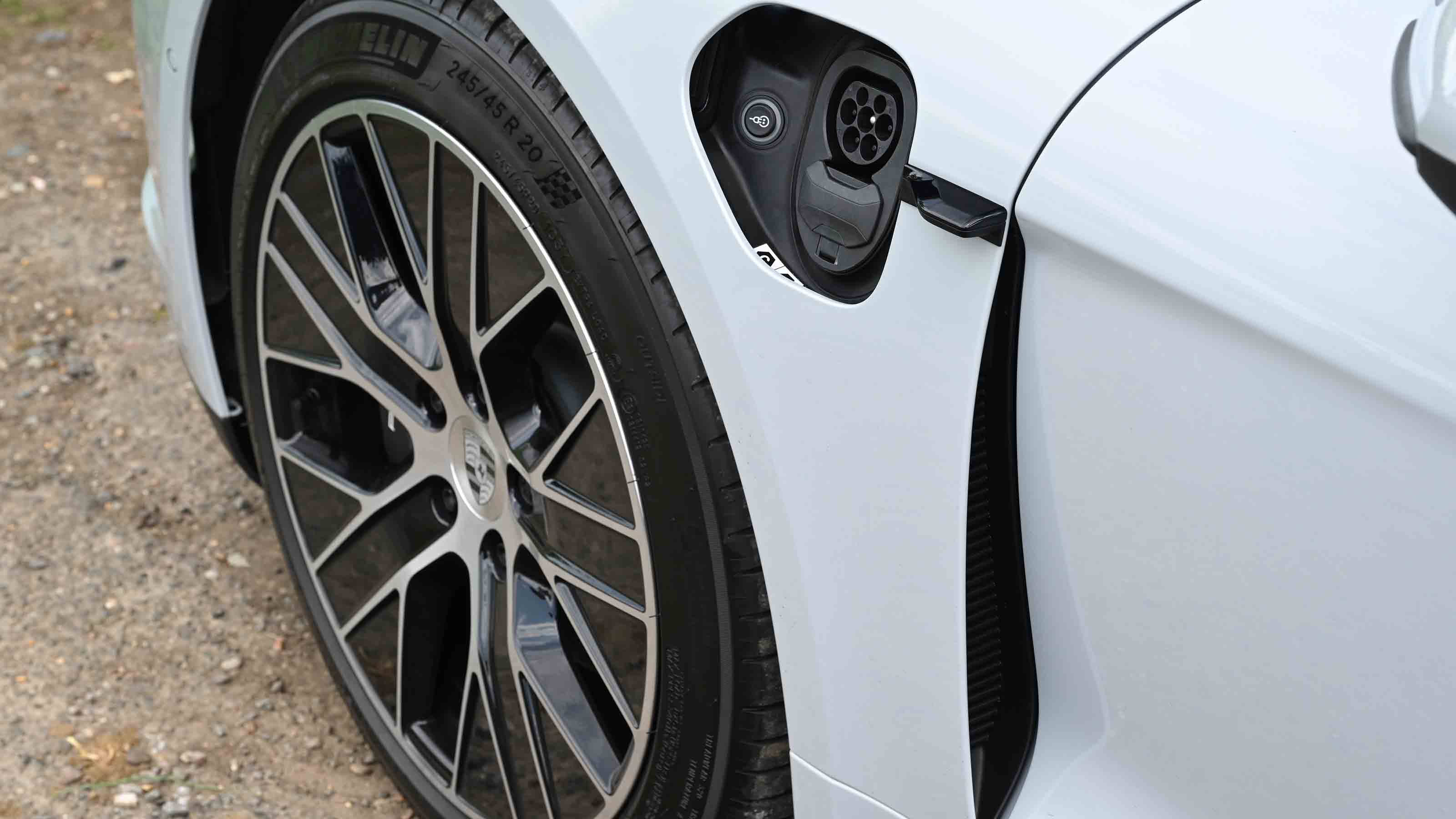 Porsche Taycan - charging door open