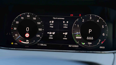 Range Rover Evoque P300e Autobiography - digital instrument cluster