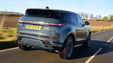 Range Rover Evoque P300e Autobiography - rear corner tracking