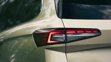 Skoda Superb Estate - tail light detail