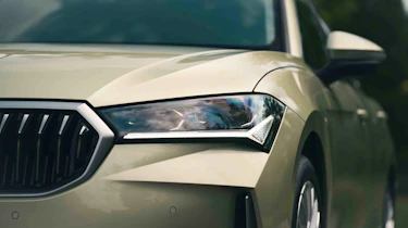 Skoda Superb Estate - headlight detail