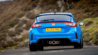 Honda Civic Type R rear cornering