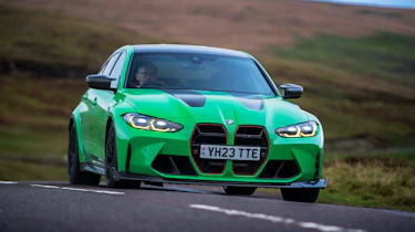 BMW M3 CS front cornering