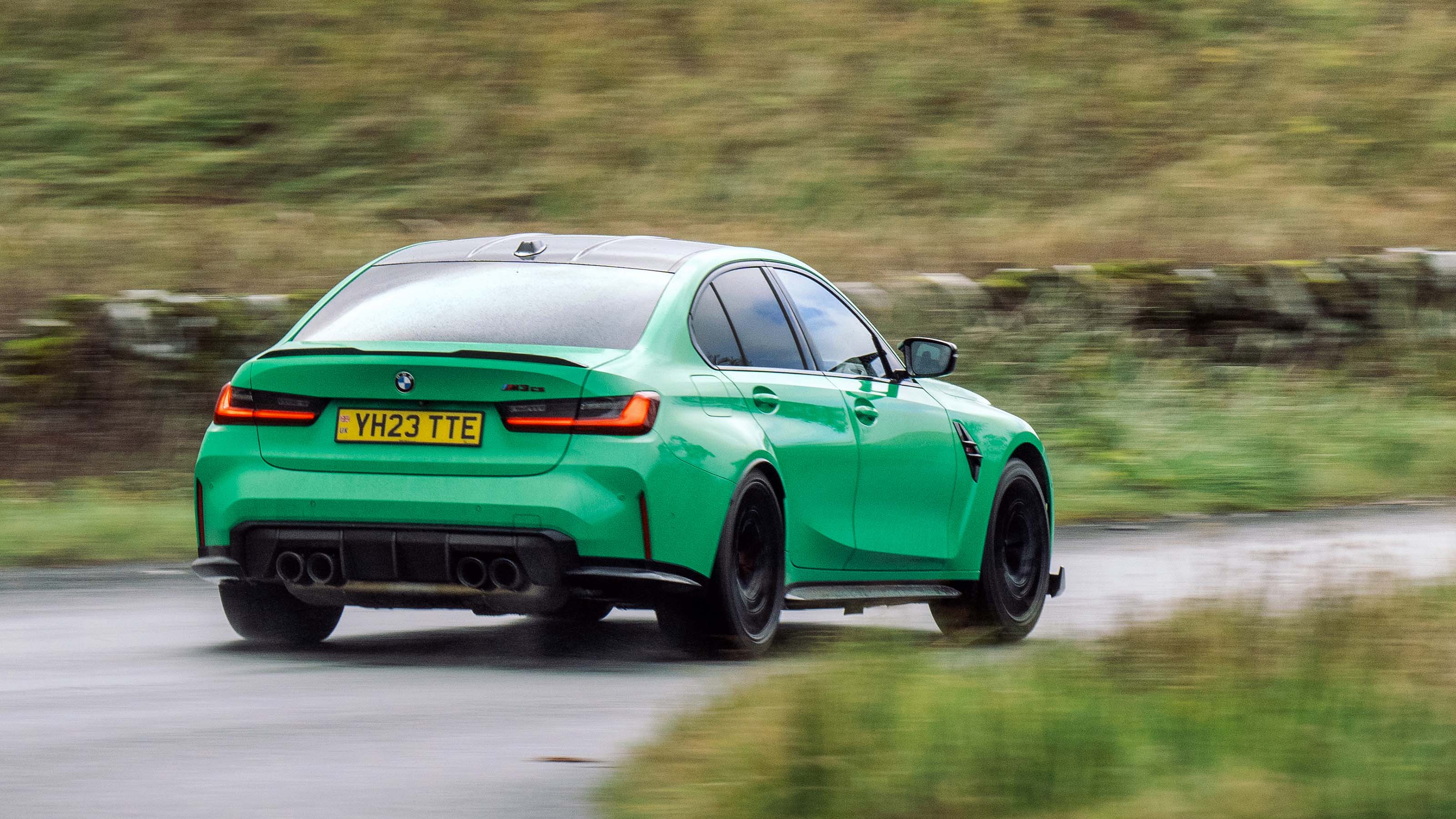 BMW M3 CS rear cornering