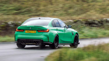 BMW M3 CS rear cornering