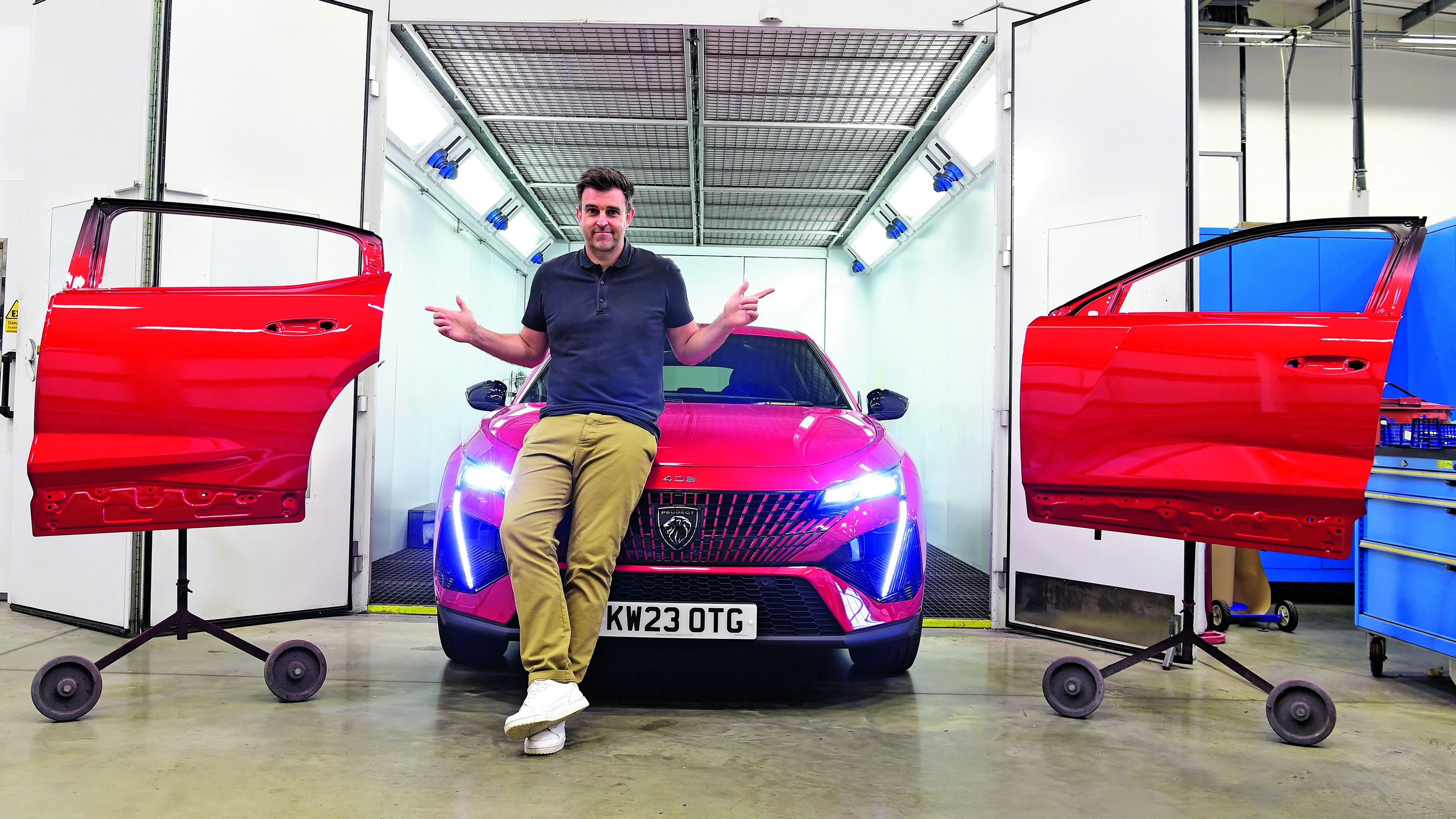 Peugeot 408 with Steve Walker