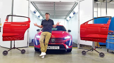 Peugeot 408 with Steve Walker