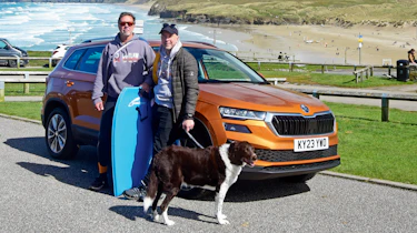 Skoda Karoq with Pete Gibson