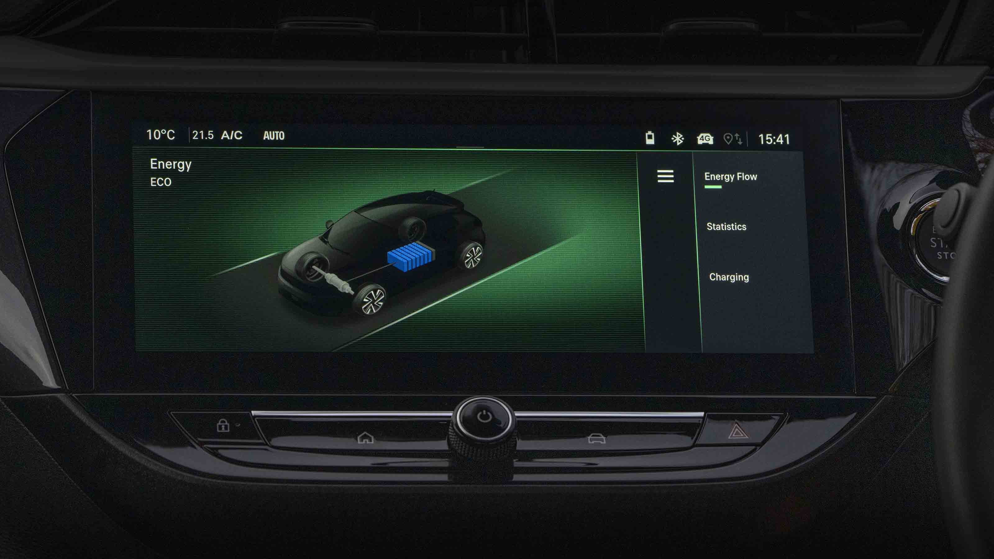Vauxhall Corsa Electric infotainment Eco screen
