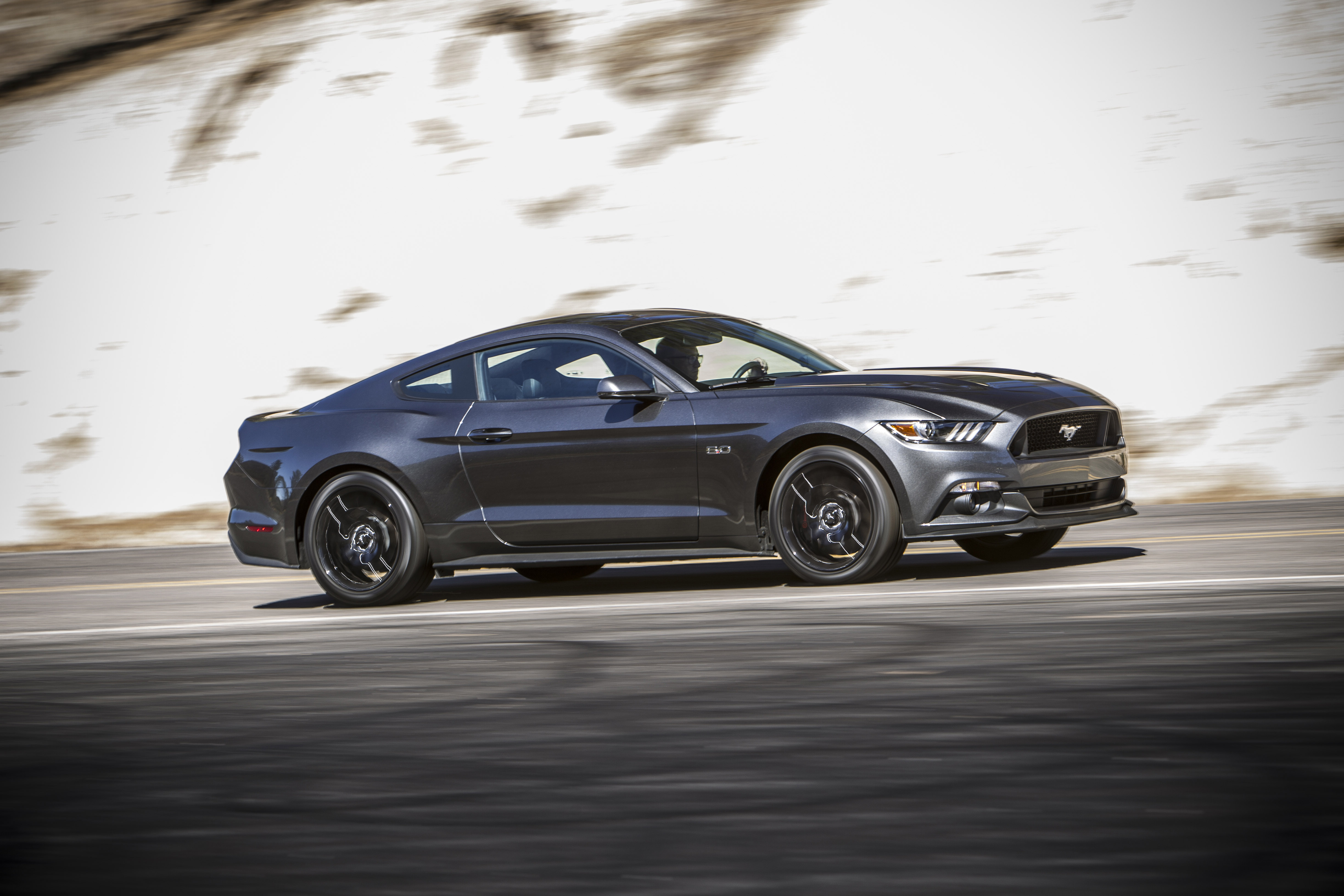 Ford Mustang side action